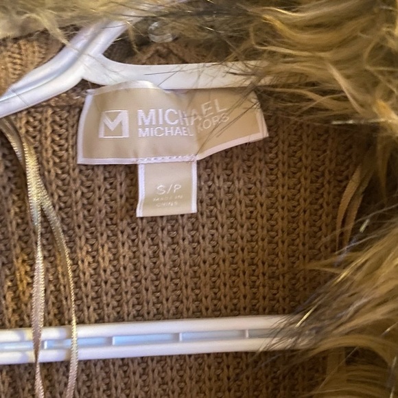Michael Kors Fur(fake) Cardigan - Picture 2 of 3
